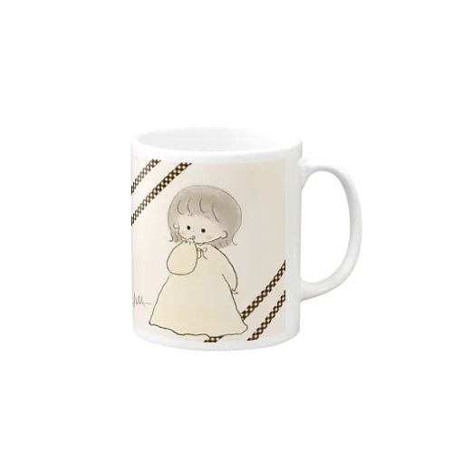ショートの女の子 Mug