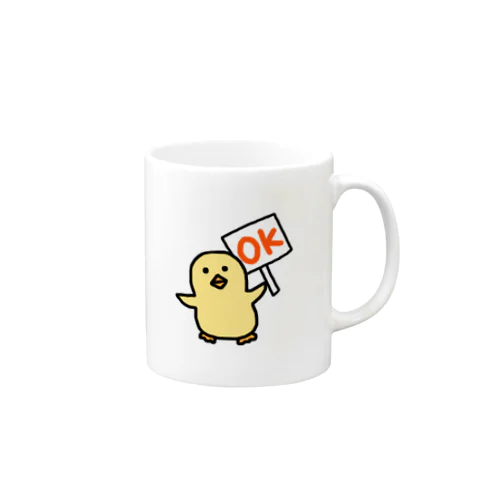 OKなヒヨコちゃん Mug