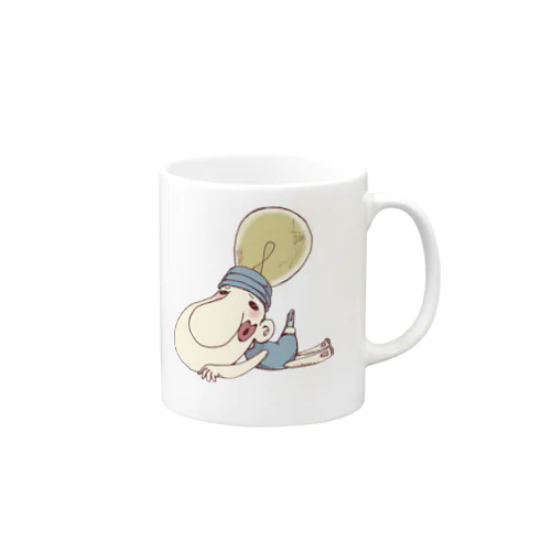 電球ゆるはなぁ Mug
