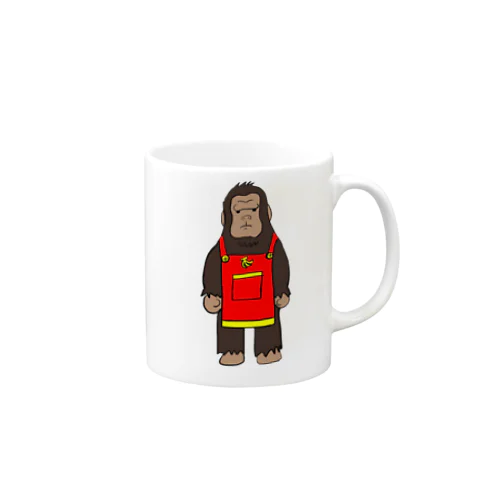 エプロンゴリラ Mug