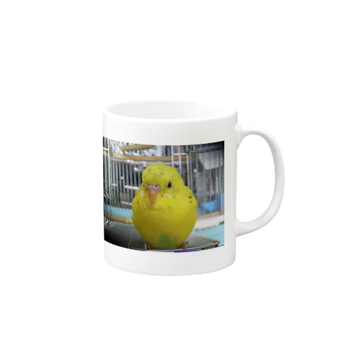 満腹インコ Mug