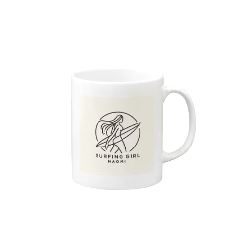 「サーフィンクィーン NAOMI」 Mug