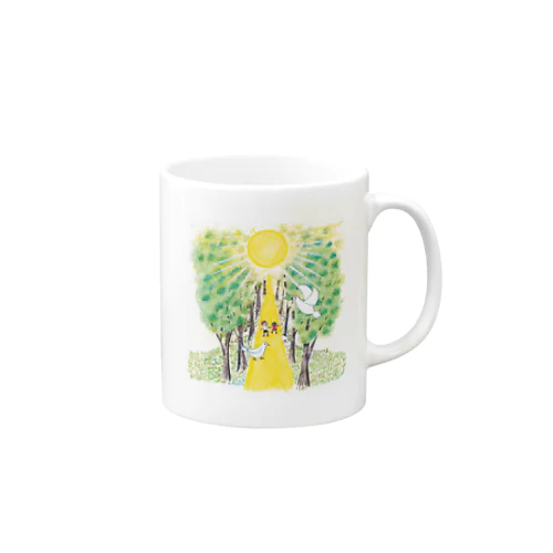 あなたはまもられている Mug