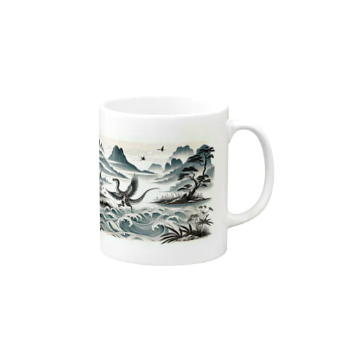 和風恐竜 Mug