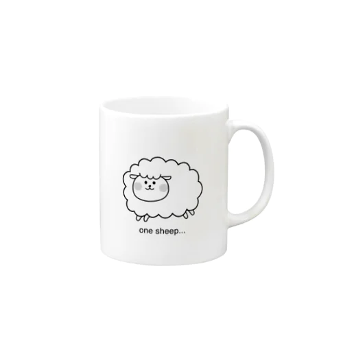 ひつじが1匹 Mug