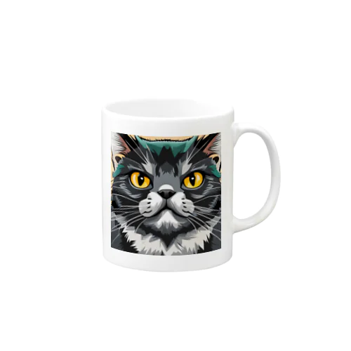 イケてる猫 Mug
