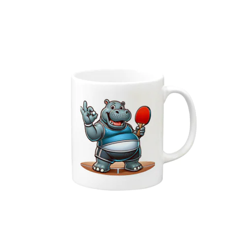 卓球少年ヒッポ君 Mug