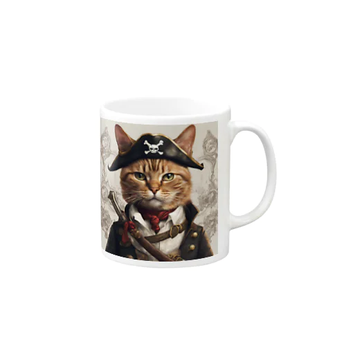 猫海賊団シリーズ★ジャック船長 Mug