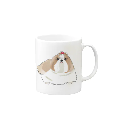 シーズーロングちゃんー優しい笑顔 Mug