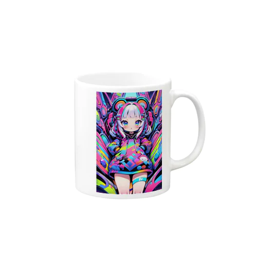 カラフルGirl Mug
