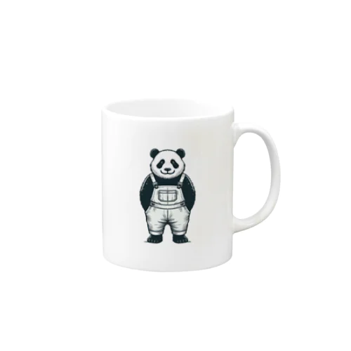 オーバーオール/パンダ Mug
