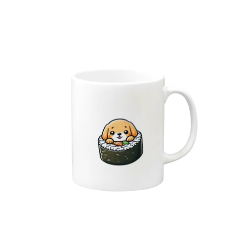 ワンコ海苔巻き寿司 Mug