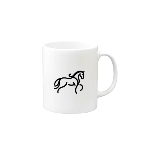馬 Mug