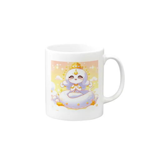 まるで弁天様？！神々しい白蛇ちゃん Mug