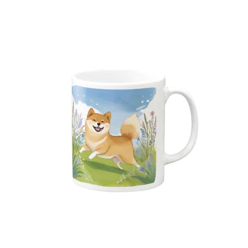 柴犬のお散歩 Mug