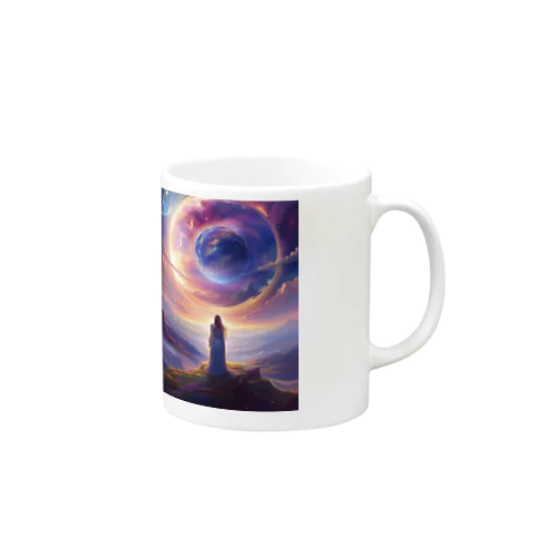 Earth with love and peace Mug