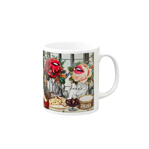 薔薇のランチ Mug
