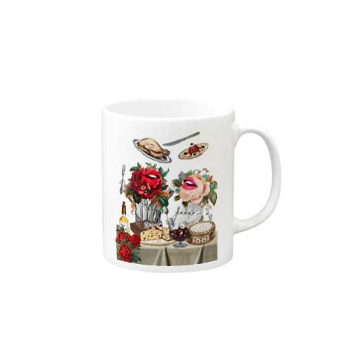 薔薇のランチ Mug