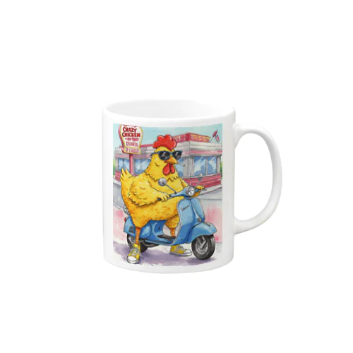 BIG CHICKEN SMOKING Mug