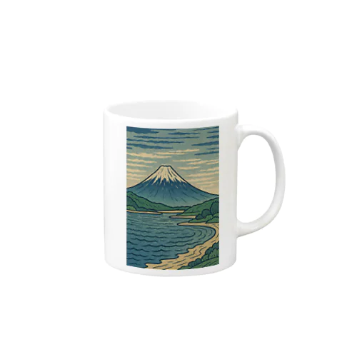 蒼天の富士 Mug