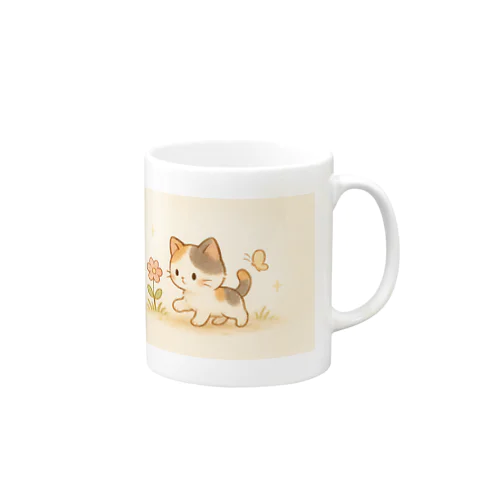 ミケのちいさなぼうけん 〜ふわふわな毎日に、小さなワクワクを〜 Mug