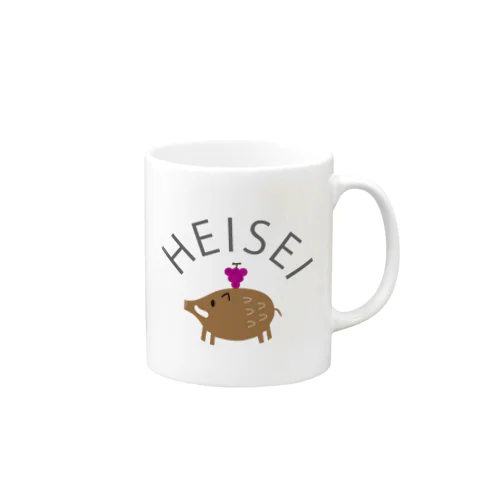 イノシシとぶどう＜平成＞ Mug
