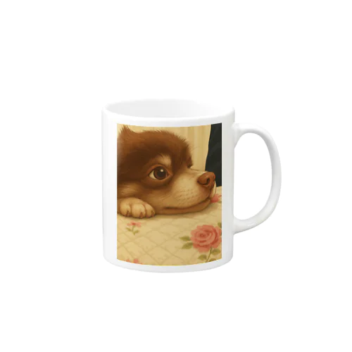 おやすみポメラニアン　マグカップ Mug