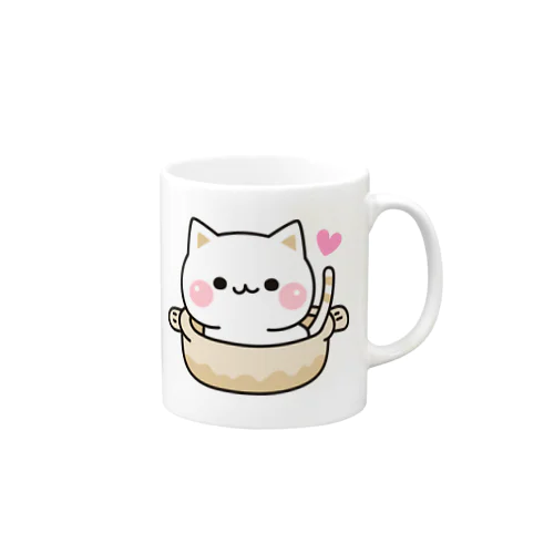 気づかいのできるネコ　ねこ鍋 Mug