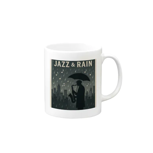 Jazz & Rain ─ 雨音とジャズの街角 Mug