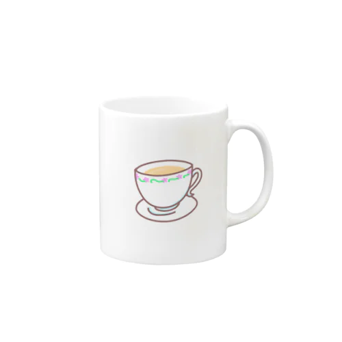 紅茶グッズ　ティーカップミルクティー Mug