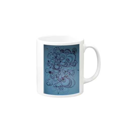 アオイシズク Mug