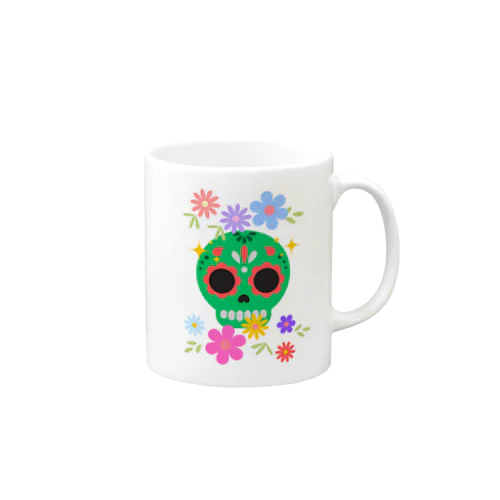🌸Fiesta Skull　≪mayumi作≫ Mug
