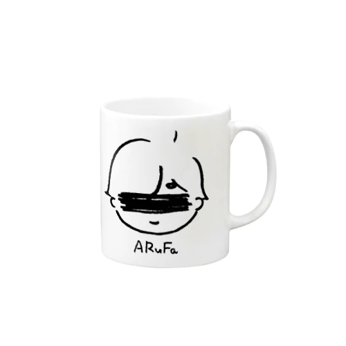 心がほっこりする育児マンガ風デザイン Mug