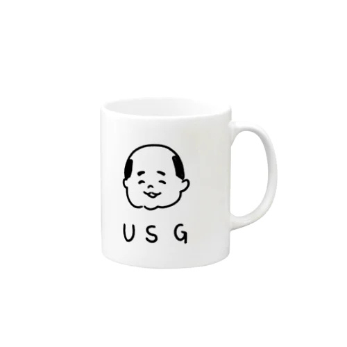 ほほえみの薄毛おじさん Mug