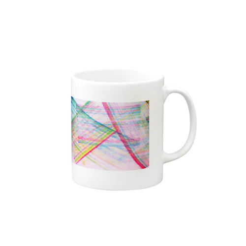 虹模様 Mug