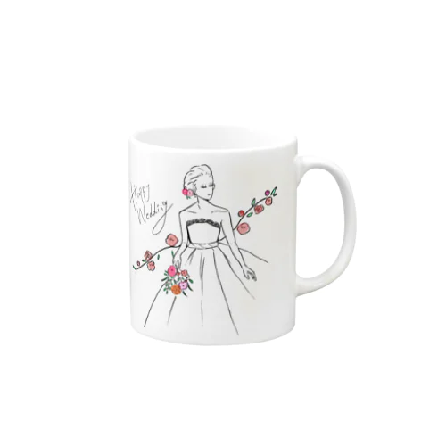 結婚おめでとう Mug