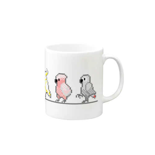 オウムDOT Mug