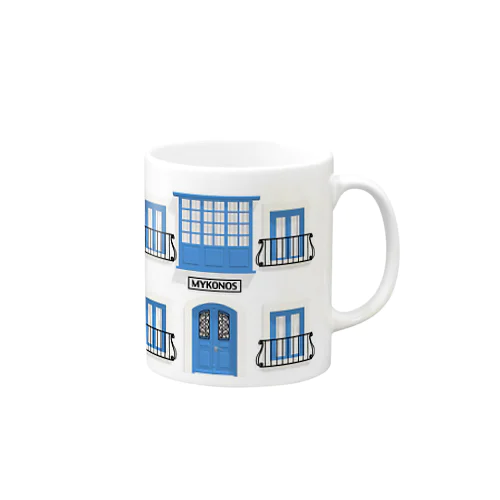 ミコノス島の建物風〜MYKONOS〜 Mug