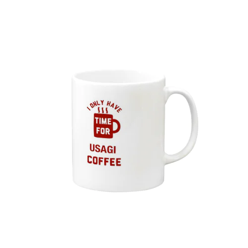 うさぎ時計 Mug