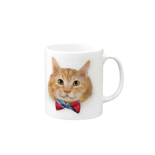 茶色いフワフワ猫 Mug