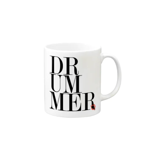 Drummer Black Mug