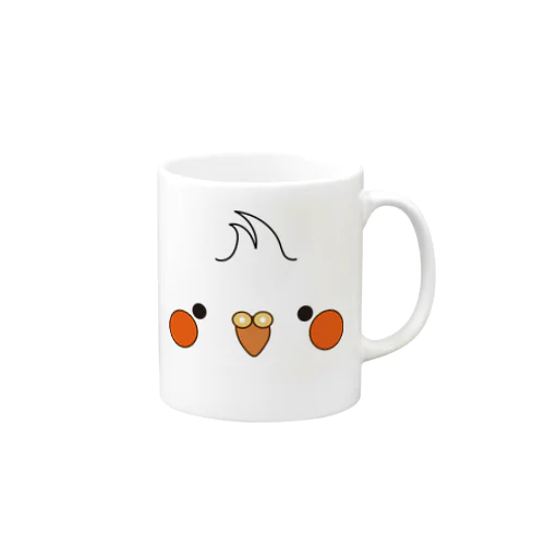 オカメインコ（顔） Mug