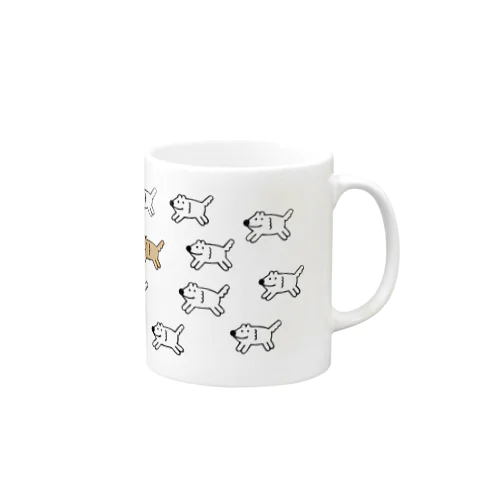 ウルフくん大集合 Mug