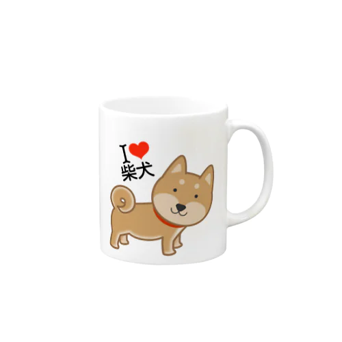 I ♥ 柴犬 Mug