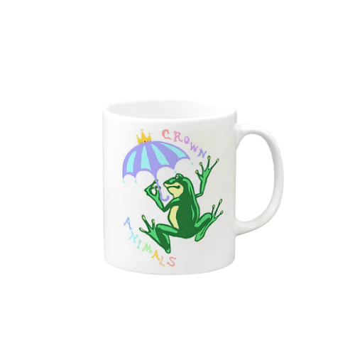 CROWNANIMALSーカエルー Mug