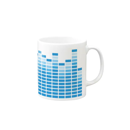 Spectrum Analyzer Blue Mug