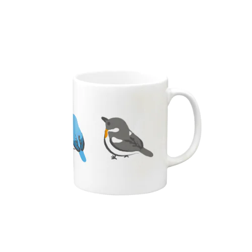 ヒタキたち(野鳥たち) Mug