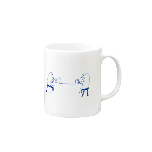 場末のサシ飲み Mug