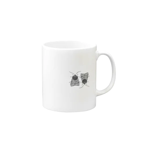 上下のフクラスズメ Mug