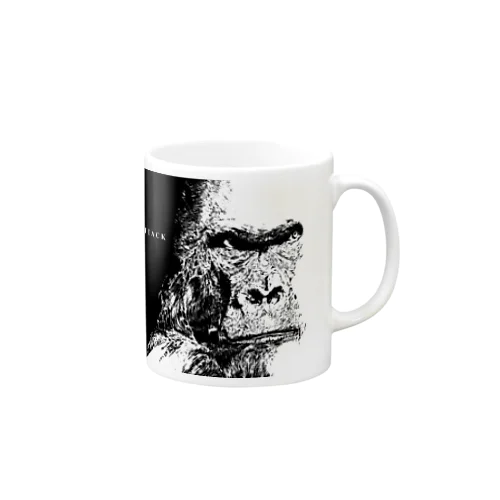 THOUGHT ATTACK 【BLACK】 Mug